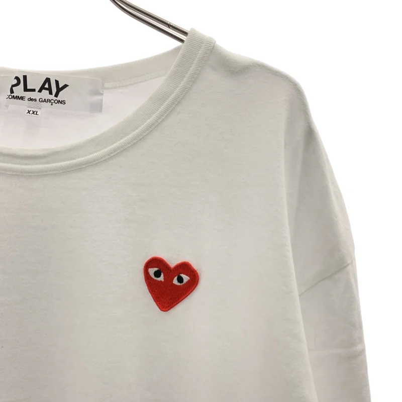 PLAY COMME des GARCONS / プレイコムデギャルソン | 2021 | ハートワッペン ロゴ オーバーサイズ カットソー | XXL | メンズ