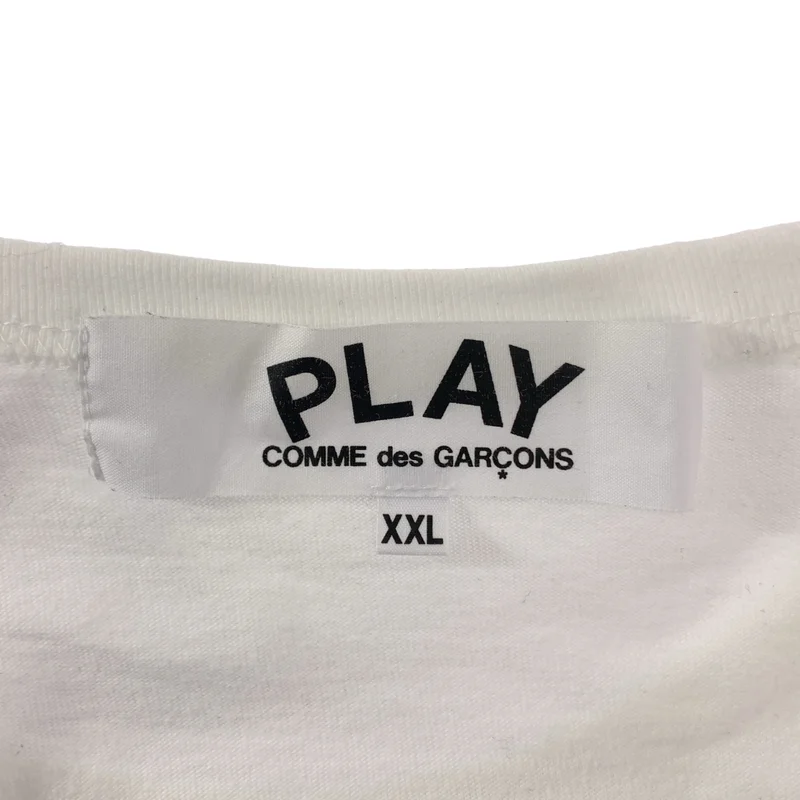 PLAY COMME des GARCONS / プレイコムデギャルソン | 2021 | ハートワッペン ロゴ オーバーサイズ カットソー | XXL | メンズ