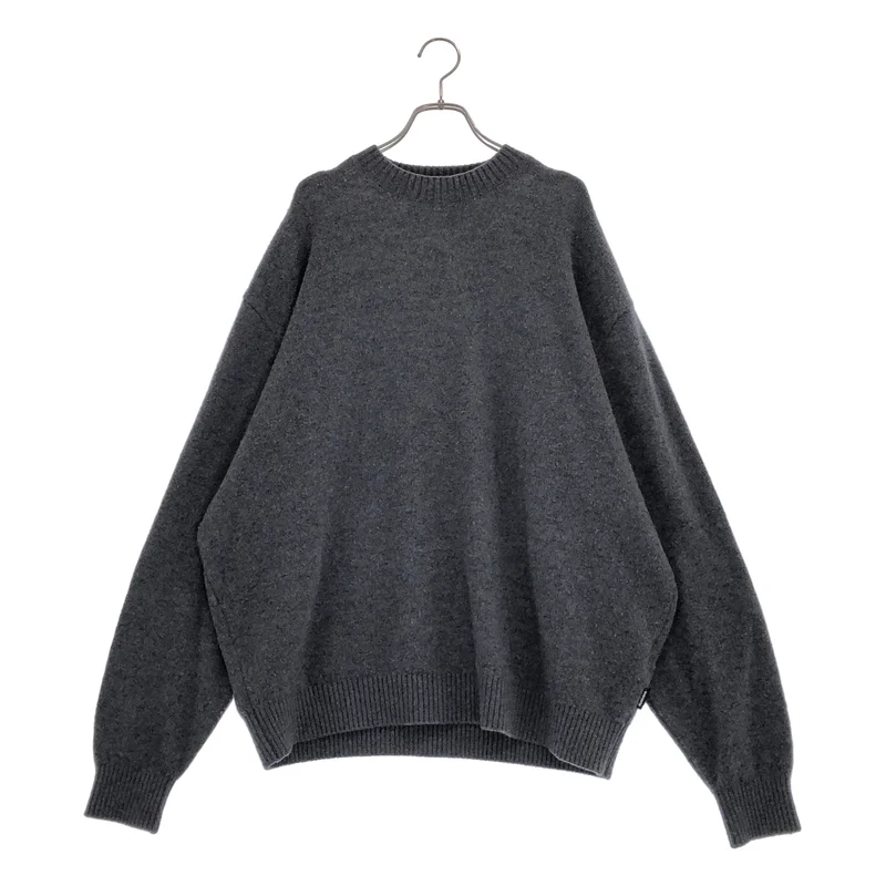 everyone / エブリワン | ウール クルーネック ニット | XL | メンズ