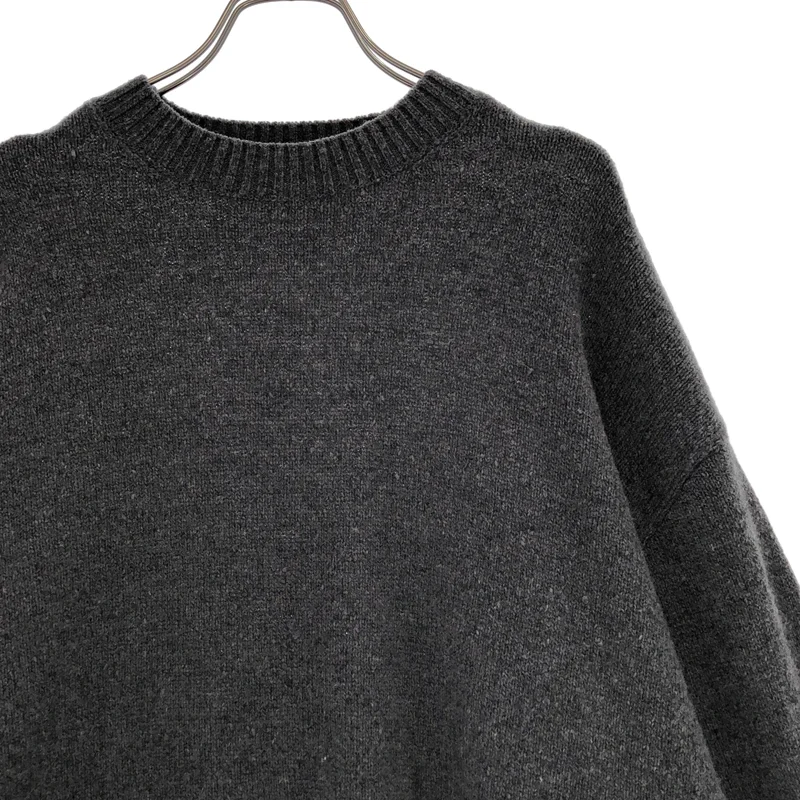everyone / エブリワン | ウール クルーネック ニット | XL | メンズ