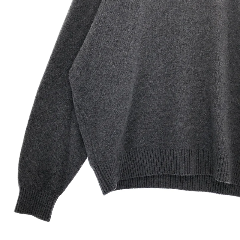 everyone / エブリワン | ウール クルーネック ニット | XL | メンズ