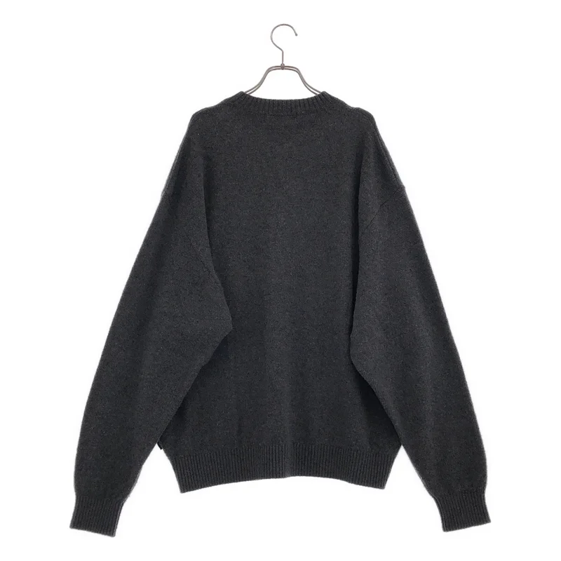everyone / エブリワン | ウール クルーネック ニット | XL | メンズ