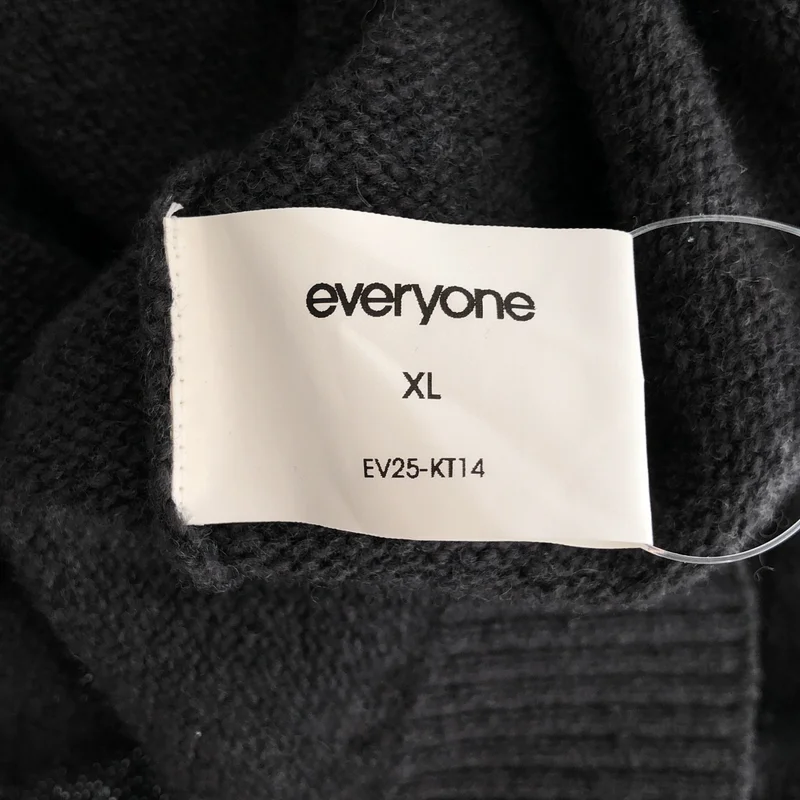 everyone / エブリワン | ウール クルーネック ニット | XL | メンズ