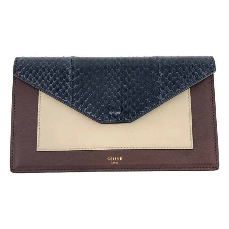 CELINE / セリーヌ | パイソン レザー 財布 86EC295 |