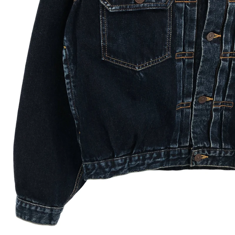 visvim / ビズビム | 2024SS | SS 101XX JKT DMGD MUD OD / デニムジャケット | 2 | メンズ