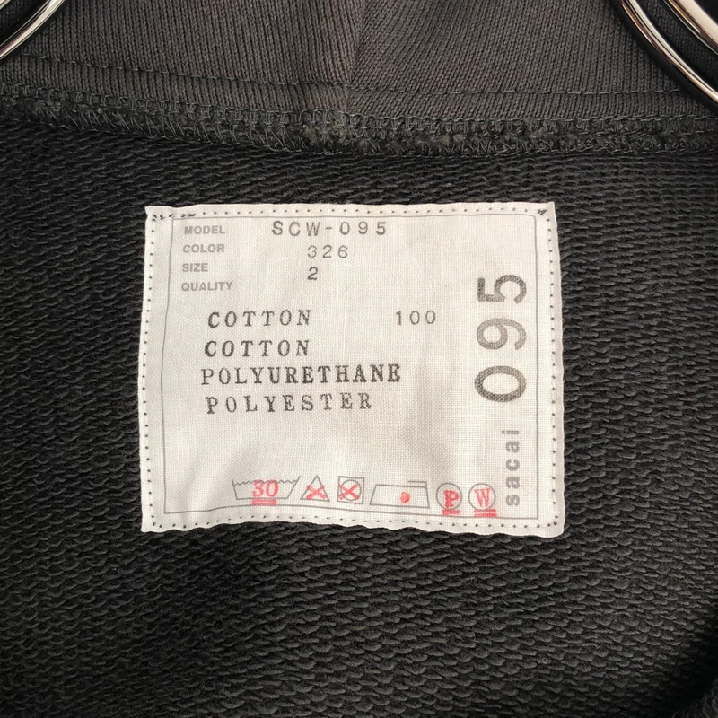 sacai / サカイ | 2024SS | Sweat Jersey Hoodie ジップアップフーディー パーカー | 2 | レディース