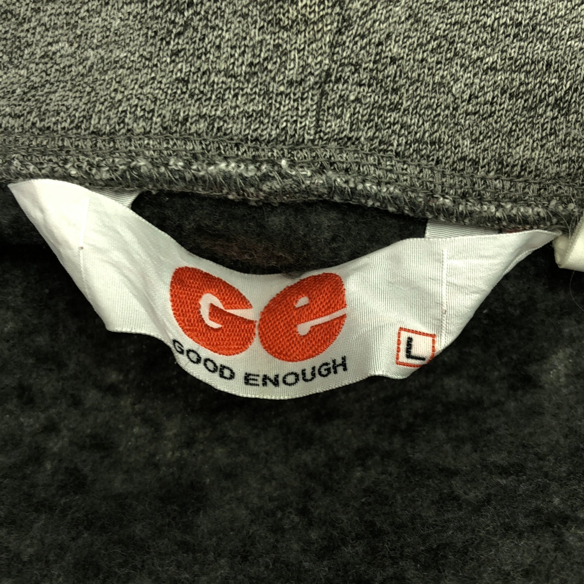 GOODENOUGH / グッドイナフ | 90s ヴィンテージ 霜降スウェット ジップ