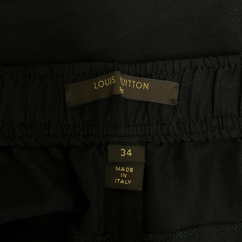 Louis Vuitton / ルイヴィトン | シルク モノグラムライン イージーパンツ | 34 | レディース
