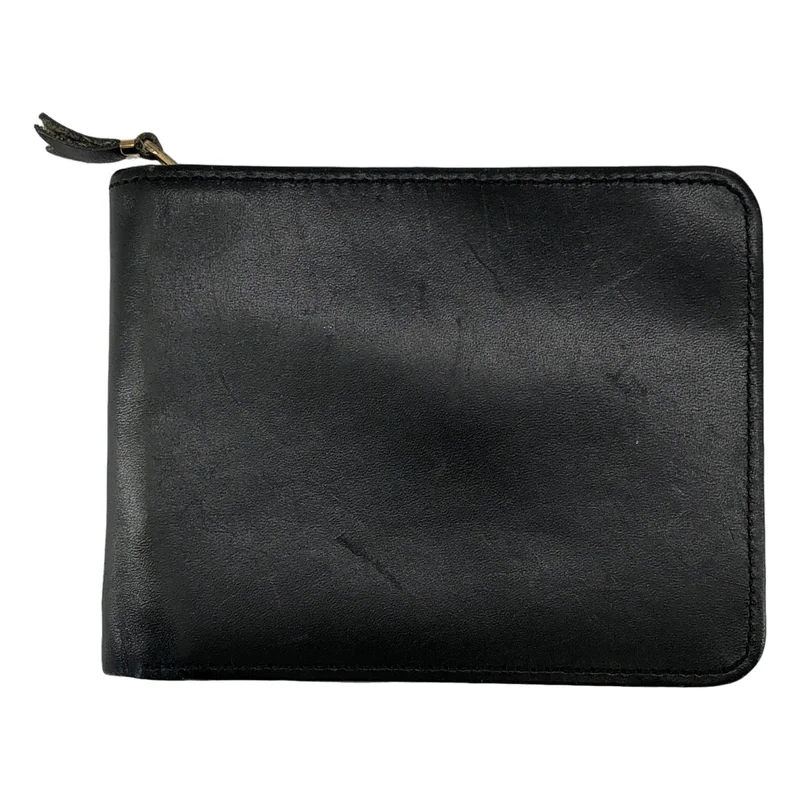COMME des GARCONS / コムデギャルソン | レザー ラウンドジップ ウォレット |