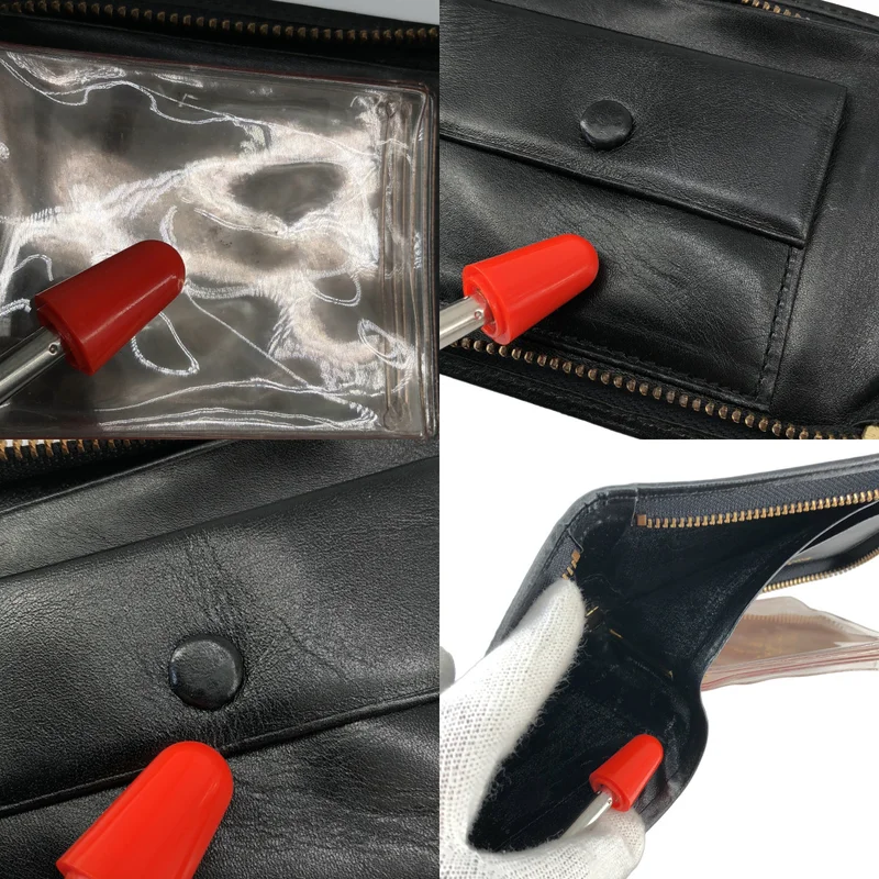 COMME des GARCONS / コムデギャルソン | レザー ラウンドジップ ウォレット |