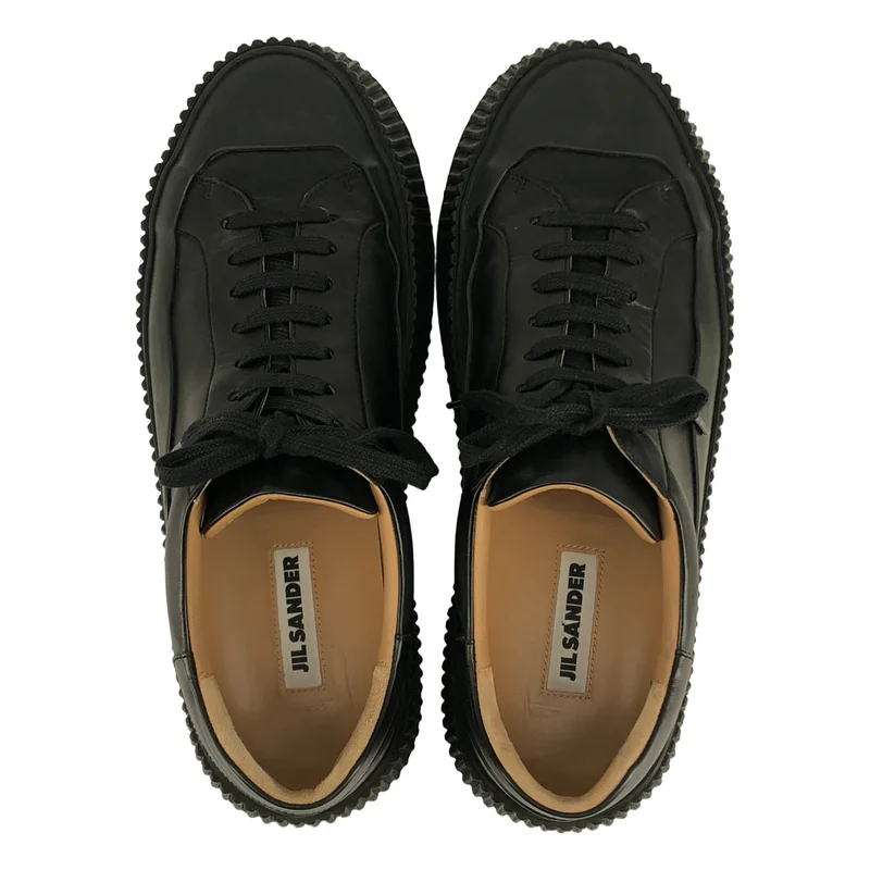 JIL SANDER / ジルサンダー | レザー プラットフォーム スニーカー