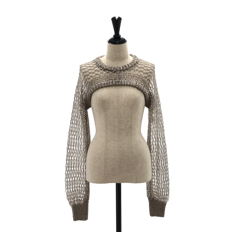 TAN / タン | ニット_長袖 TN20SS025 | F | レディース