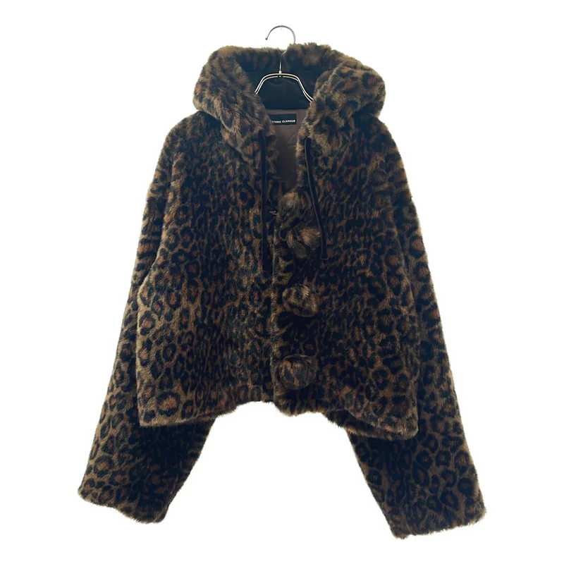 HYSTERIC GLAMOUR / ヒステリックグラマー | Fake Fur Leopard Hooded