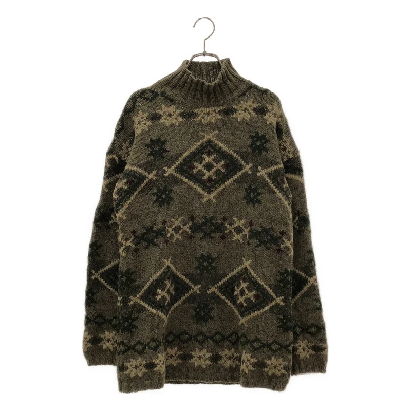RALPH LAUREN / ラルフローレン | ネイティブ柄 ニット_長袖 RL GS SS 2518 | M | レディース