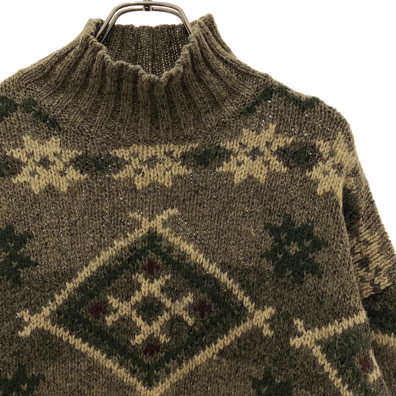 RALPH LAUREN / ラルフローレン | ネイティブ柄 ニット_長袖 RL GS SS 2518 | M | レディース
