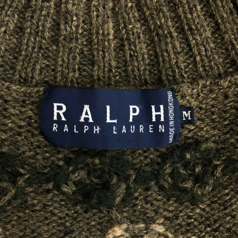 RALPH LAUREN / ラルフローレン | ネイティブ柄 ニット_長袖 RL GS SS 2518 | M | レディース