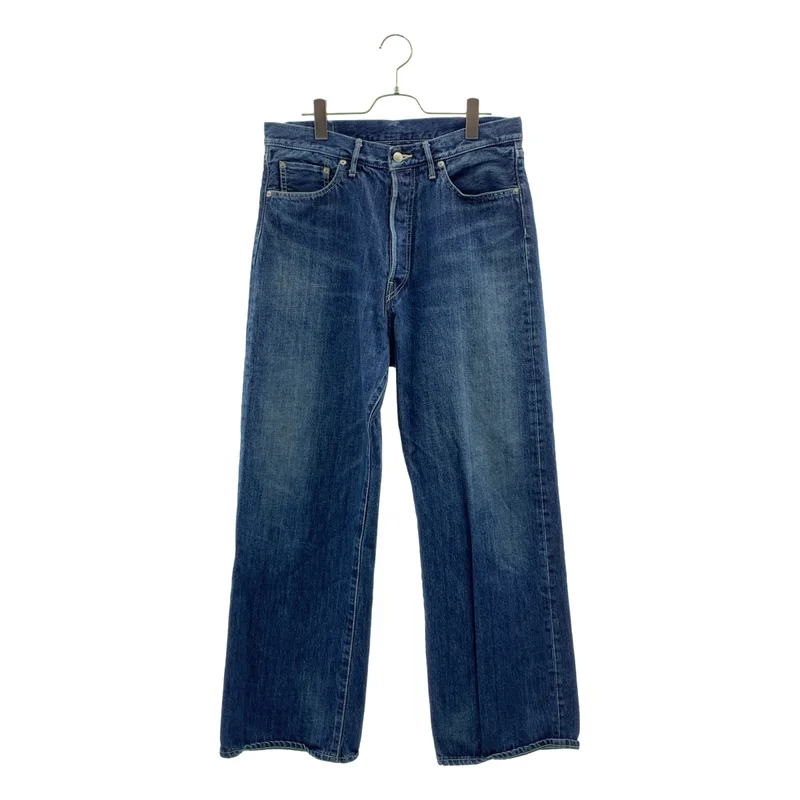 Graphpaper / グラフペーパー | Selvage Denim Five Pocket Wide Straight Pants / セルビッチ デニムパンツ | 2 | メンズ