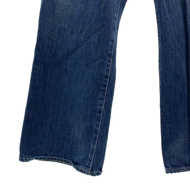 Graphpaper / グラフペーパー | Selvage Denim Five Pocket Wide Straight Pants / セルビッチ デニムパンツ | 2 | メンズ