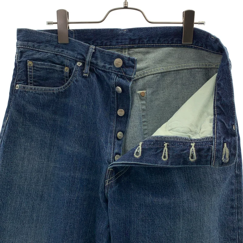 Graphpaper / グラフペーパー | Selvage Denim Five Pocket Wide Straight Pants / セルビッチ デニムパンツ | 2 | メンズ