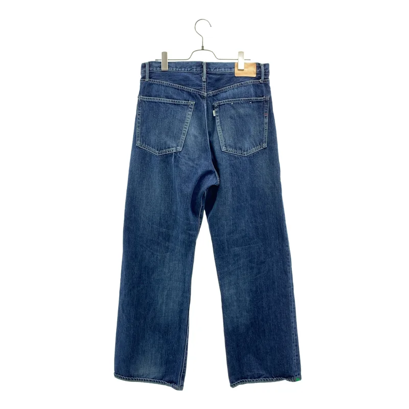 Graphpaper / グラフペーパー | Selvage Denim Five Pocket Wide Straight Pants / セルビッチ デニムパンツ | 2 | メンズ