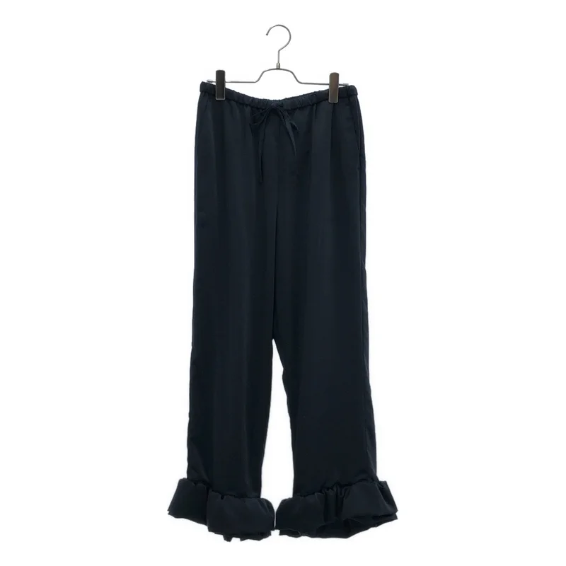 Uhr / ウーア | 2026SS | Satin Ruffle Hem Pants パンツ | 38 | レディース