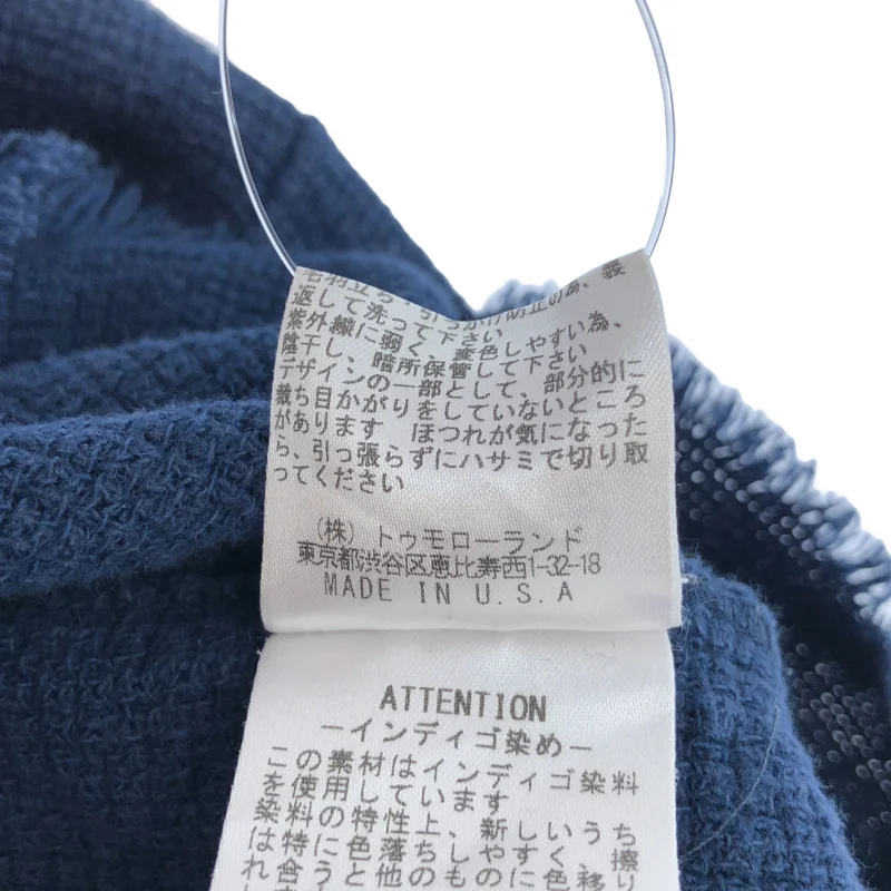 GREG LAUREN / グレッグローレン | インディゴ染め カットオフ カットソー | 3 | メンズ