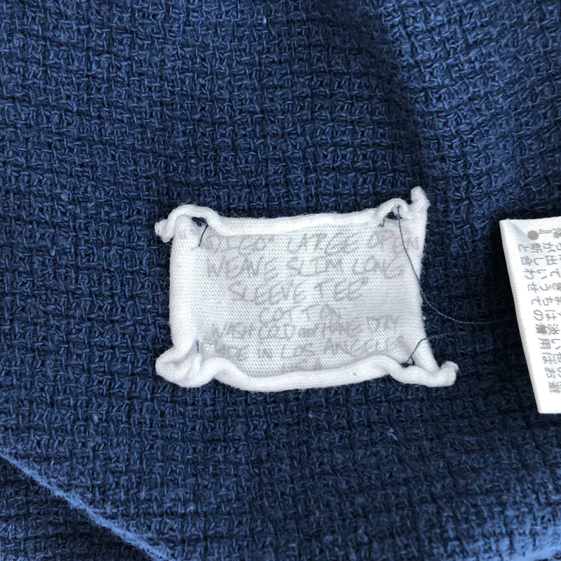 GREG LAUREN / グレッグローレン | インディゴ染め カットオフ カットソー | 3 | メンズ
