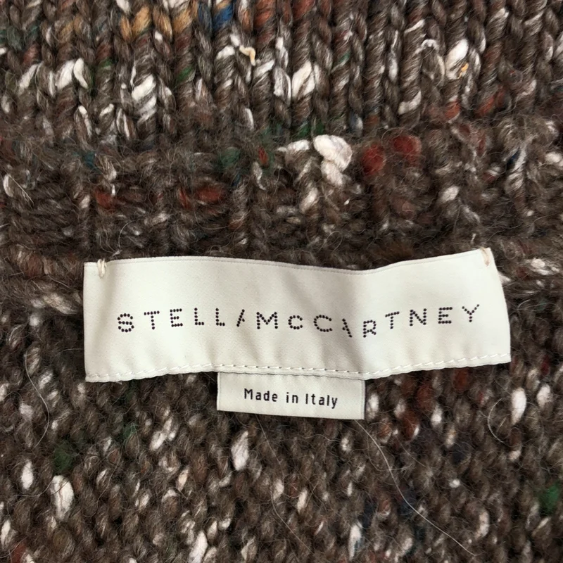 STELLA McCARTNEY / ステラマッカートニー | ウール アシンメトリー ニット ワンピース | 36 | レディース