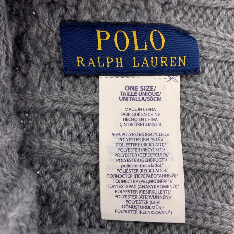 POLO RALPH LAUREN / ポロラルフローレン | ポロベア ケーブル ニットキャップ | F | その他