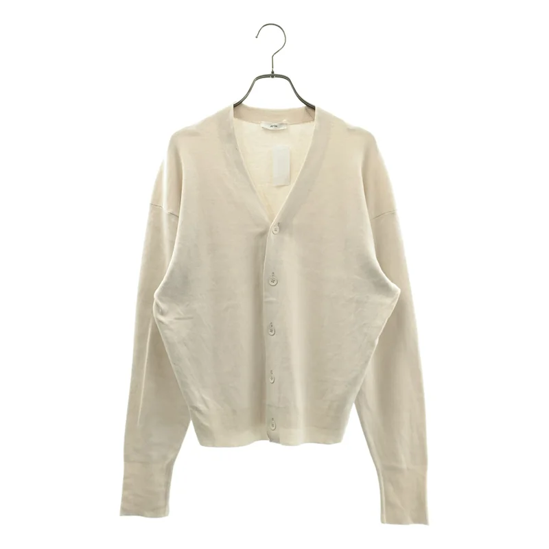 ATON / エイトン | 50/2 NATURAL DYED ORGANIC Vネックカーディガン | 02 | レディース