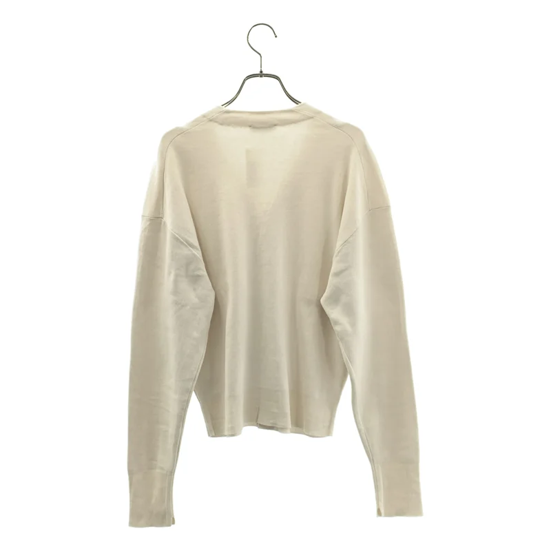 ATON / エイトン | 50/2 NATURAL DYED ORGANIC Vネックカーディガン | 02 | レディース