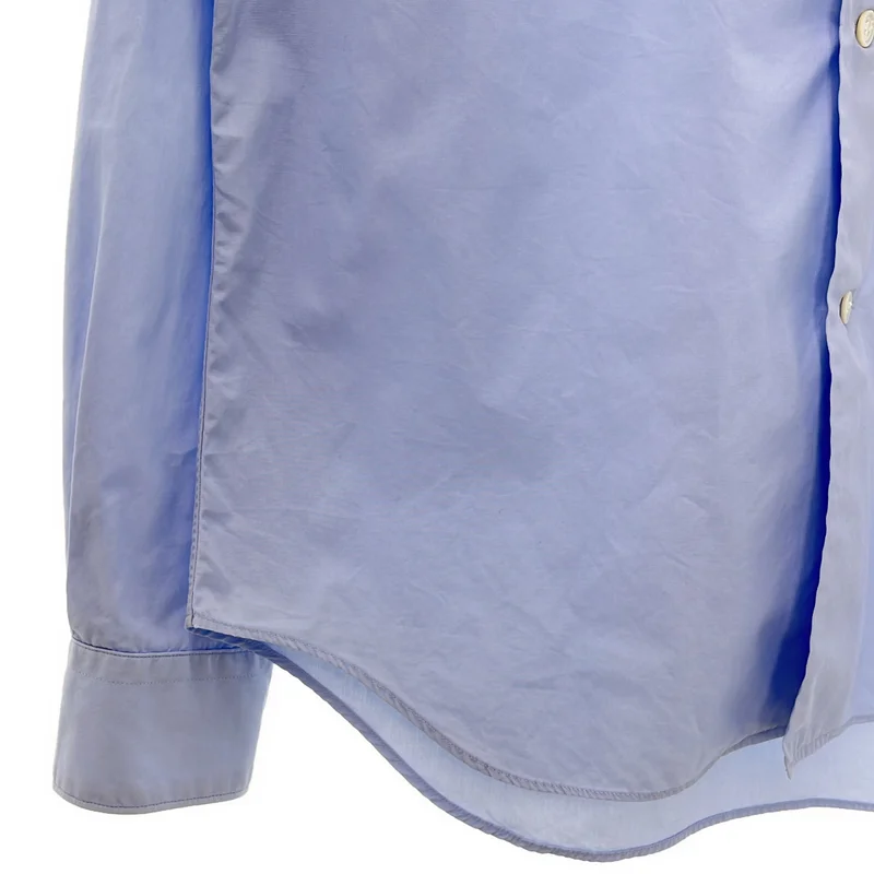 COMME des GARCONS GIRL / コムデギャルソンガール | 2024AW | コットン ラウンドカラーシャツ | XS | レディース
