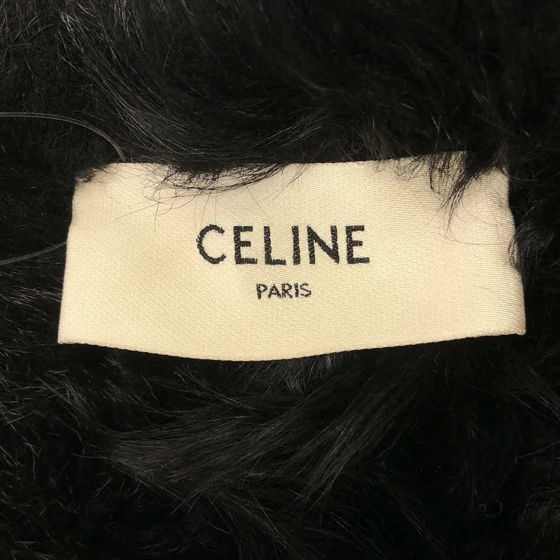 CELINE / セリーヌ | スパンコール ファー ベスト |