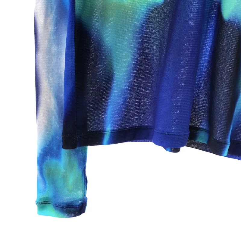me ISSEY MIYAKE / ミーイッセイミヤケ | 2026SS | 総柄 ロングスリーブ シアートップス |