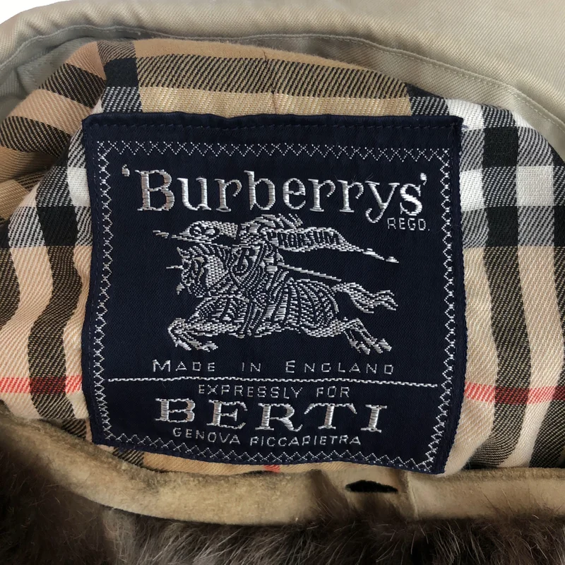 Burberrys / バーバリーズ | コットンギャバジン ファーライナー