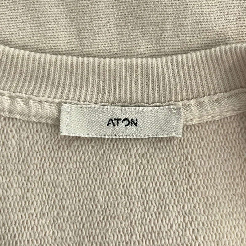 ATON / エイトン | NATURAL_DYED_URAKE クルーネック スウェット | 2 | メンズ