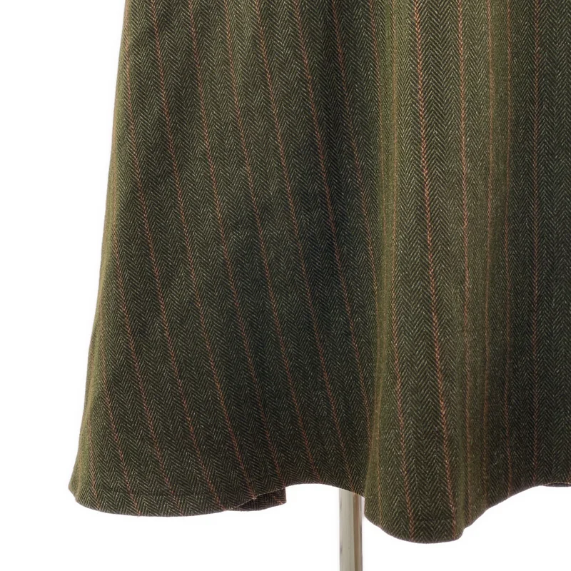 foufou / フーフー | open collar herringbone one piece / オープンカラーヘリンボーンワンピース | 1 | レディース