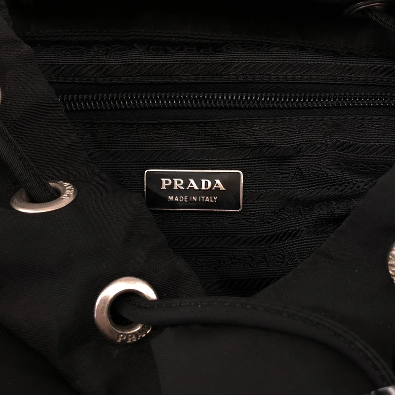 PRADA / プラダ | B6677F / テスートナイロン レザーベルト ミニリュック |