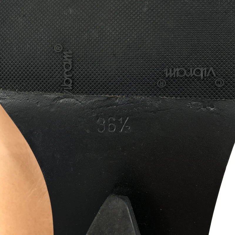 JIL SANDER / ジルサンダー | レザー ポインテッドトゥ サンダル | 36 1/2 | レディース
