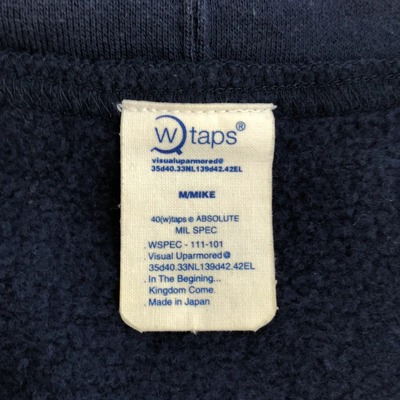 WTAPS / ダブルタップス | ワッペン カットオフ ノースリーブ スウェットパーカー | M | メンズ