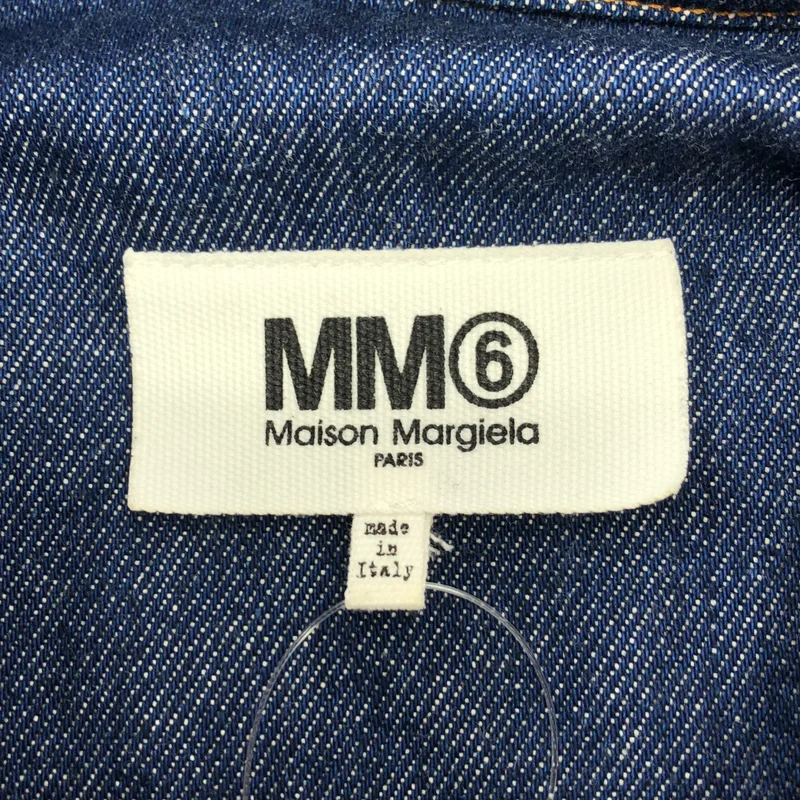 MM6 Maison Margiela / エムエムシックスメゾンマルジェラ | 2017SS | OVER SIZE DENIM COAT W BOW ON THE BACK デニムコート | 38 | レディース