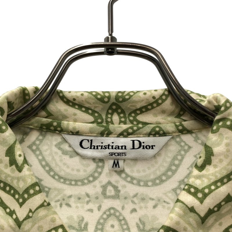 Christian Dior / クリスチャンディオール | ヴィンテージ / 総柄 リブ付きシャツ |