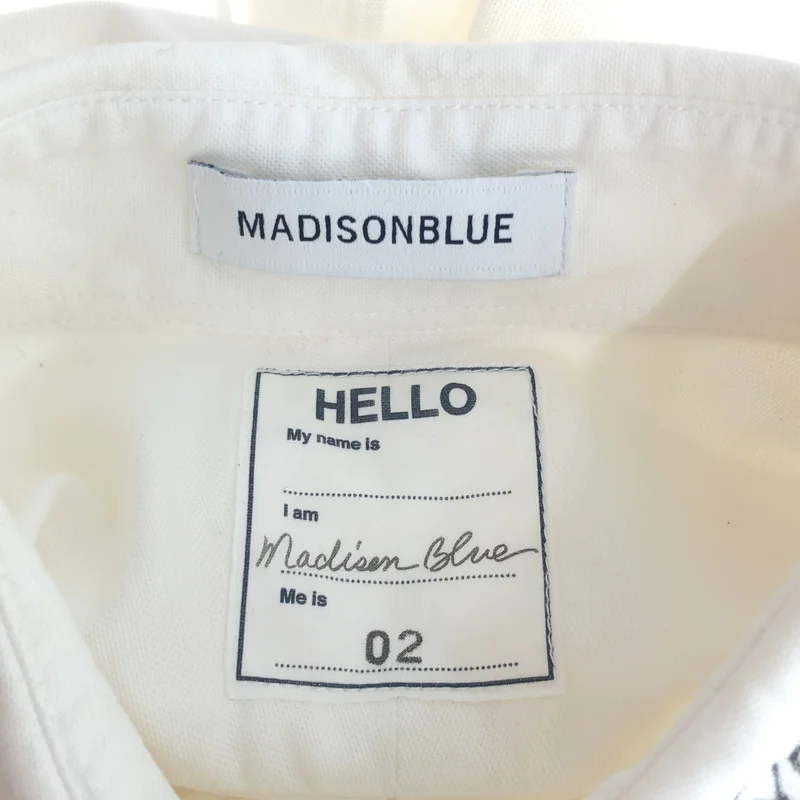 MADISON BLUE / マディソンブルー | メッセージプリントシャツ | 02(M) | レディース