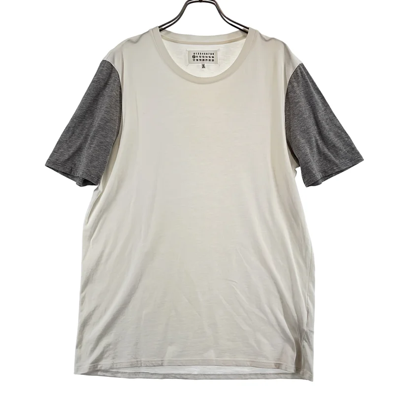 Maison Martin Margiela / メゾンマルタンマルジェラ | 2013SS | コットン 切替 Tシャツ | 48 | メンズ