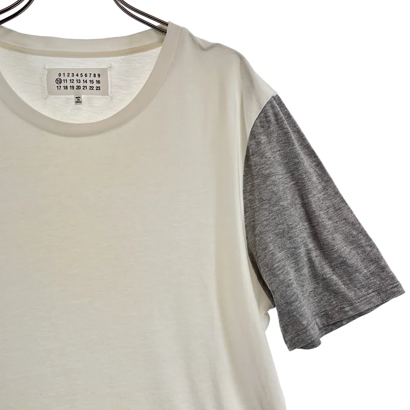 Maison Martin Margiela / メゾンマルタンマルジェラ | 2013SS | コットン 切替 Tシャツ | 48 | メンズ