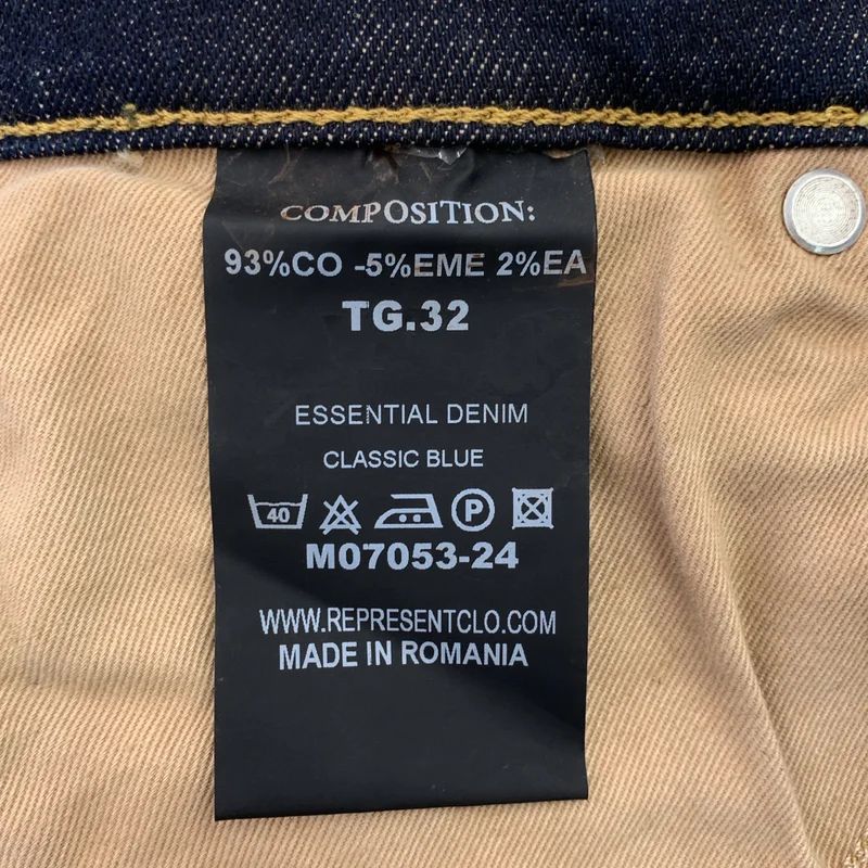 REPRESENT / リプレゼント | ESSENTIAL DENIM / エッセンシャル デニムパンツ | 32 | メンズ