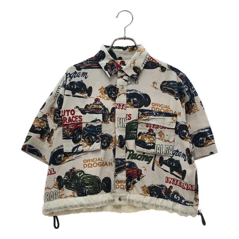 sacai / サカイ | Car Race / Tropical Print Shirt シャツ 25-07728 | 1 | レディース