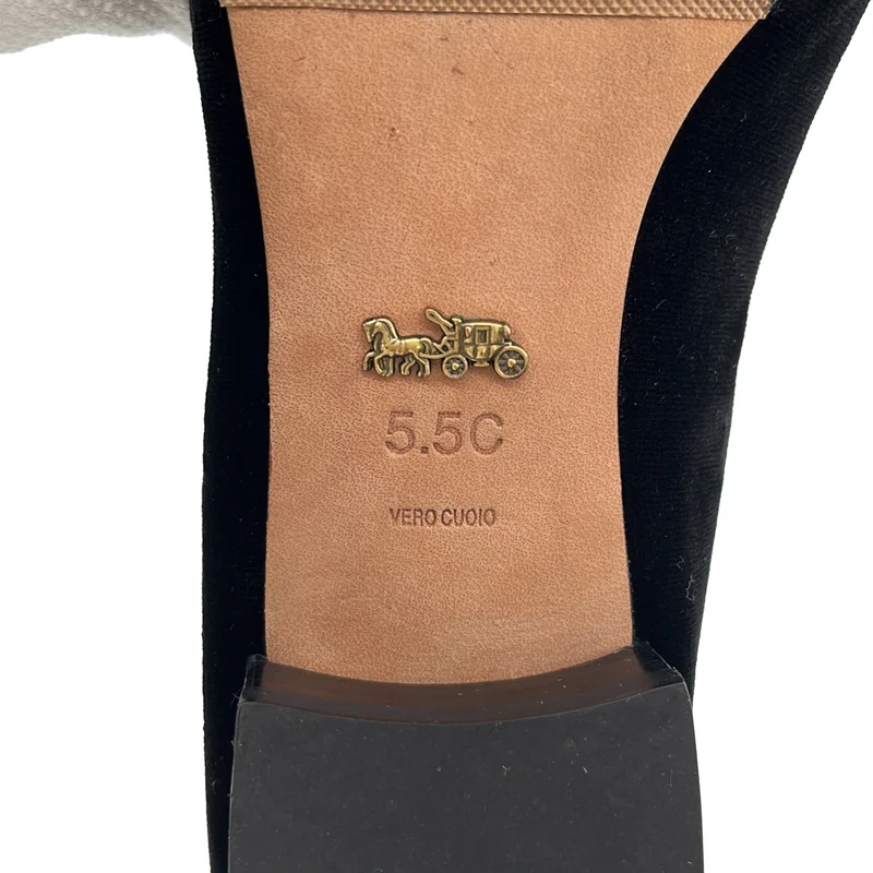 COACH / コーチ | NAOMI LOF TR VEV スエード フラワーモチーフ ポインテッドトゥパンプス | 5.5C | レディース