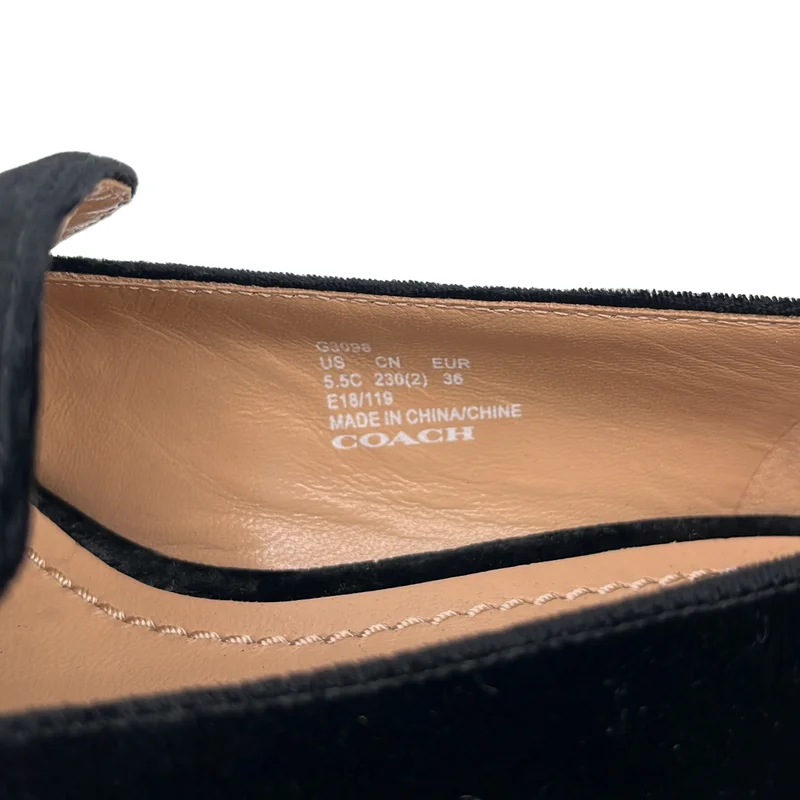 COACH / コーチ | NAOMI LOF TR VEV スエード フラワーモチーフ ポインテッドトゥパンプス | 5.5C | レディース