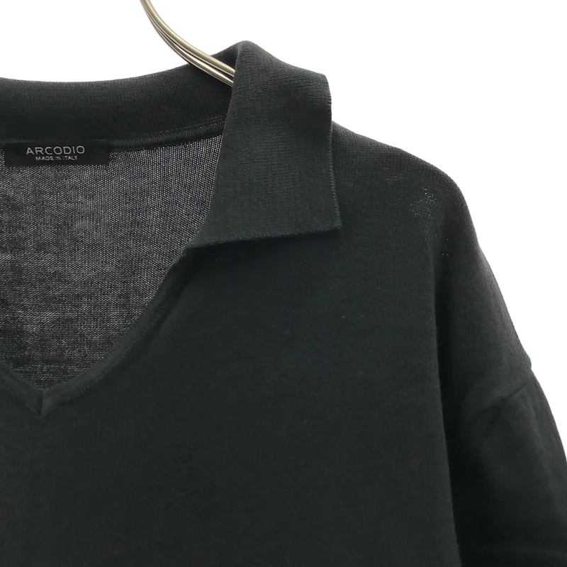ARCODIO / アルコディオ | コットン スキッパーカラー ポロシャツ | M | メンズ
